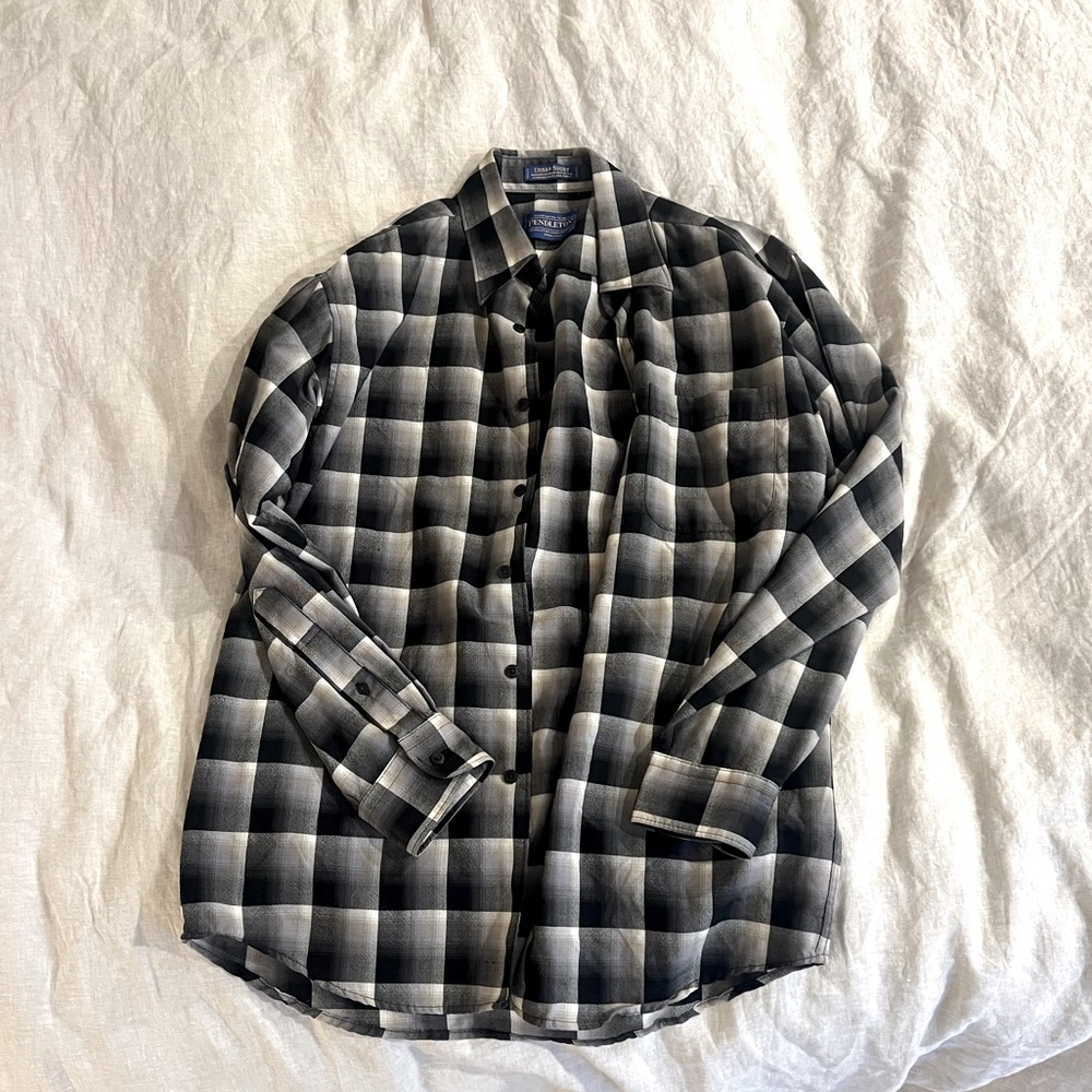 Wool Pendleton Button Down Shirt - image 1